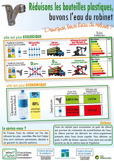 reproduction miniature - Buvons l'eau du robinet